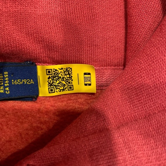 Polo Ralph Lauren Pink Hoodie ptp21 - Picture 7 of 13